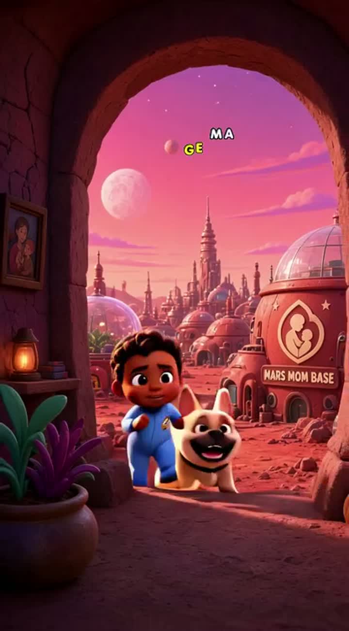 It's about a baby boy Avontae and his best friend frenchie dog… — AI cartoon