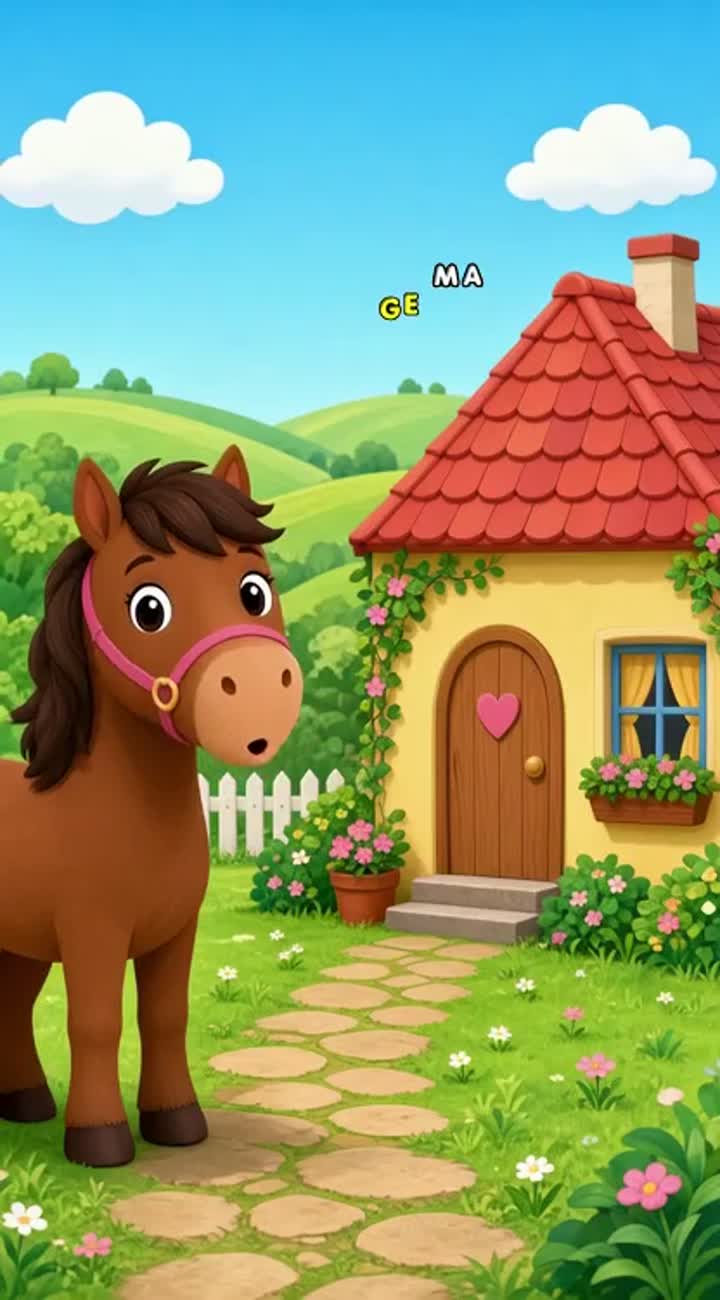 Holly the Horse — AI cartoon