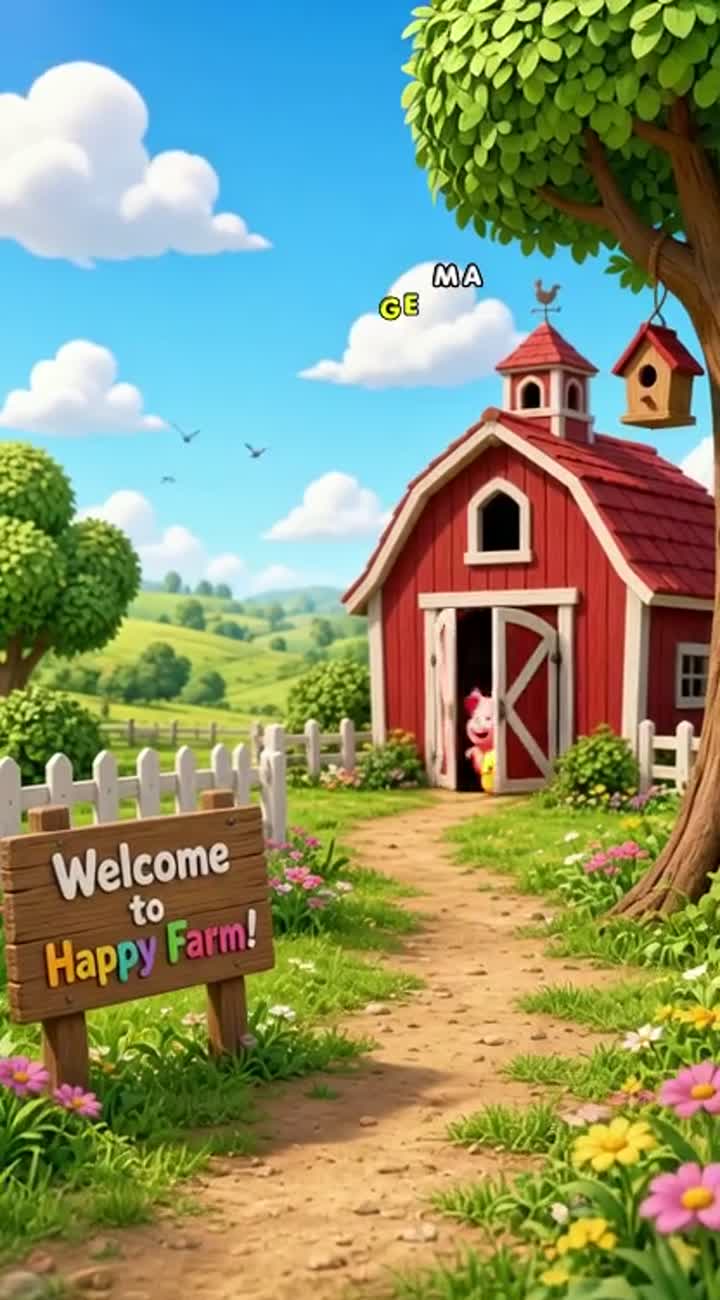 Cute farm animals sing and dance! — AI cartoon