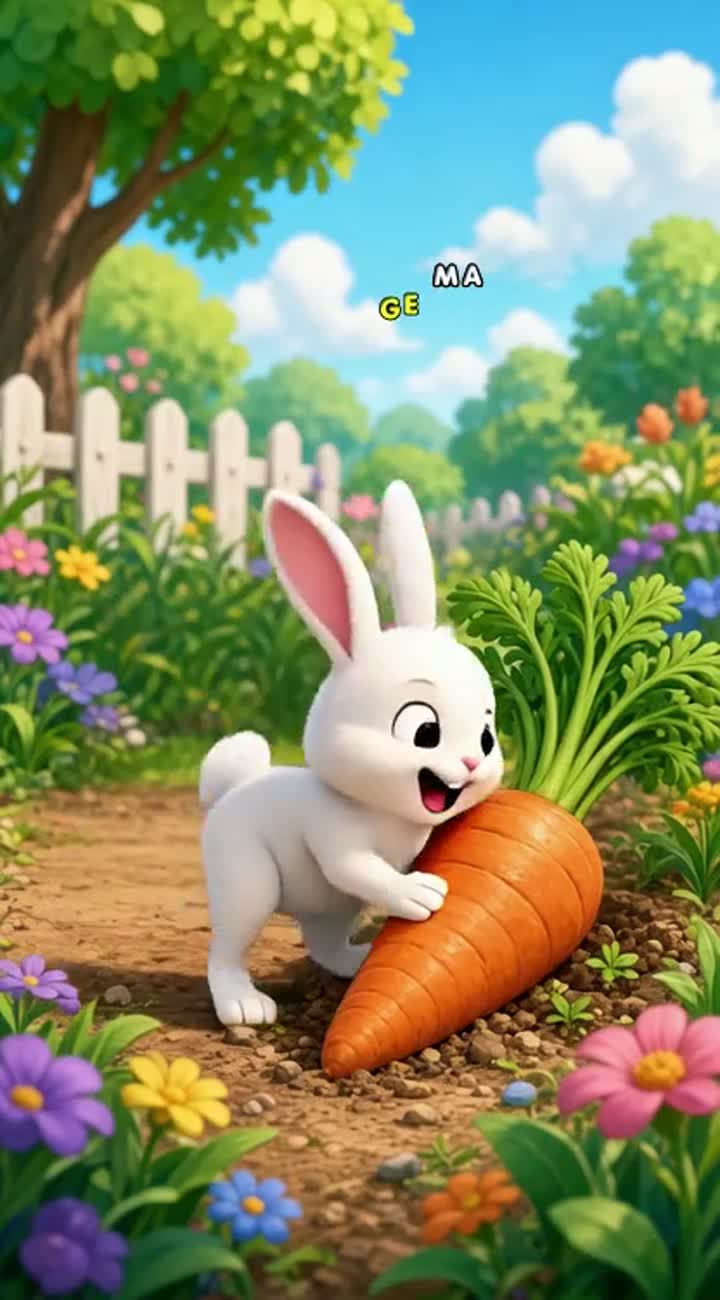 The Bunny Who Stole a Carrot — AI cartoon