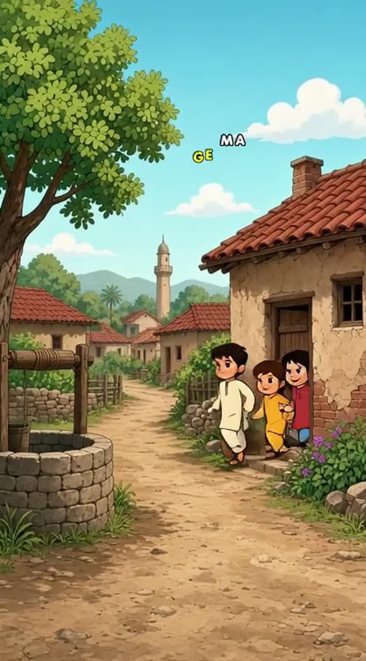 Ak gao me yahya name ka larhka ta wo buht imandar insan ta… — AI cartoon