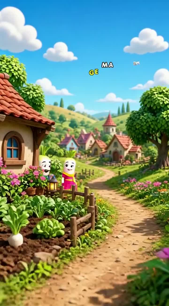 Colorful 3D animated cartoon video in Hindi… — AI cartoon