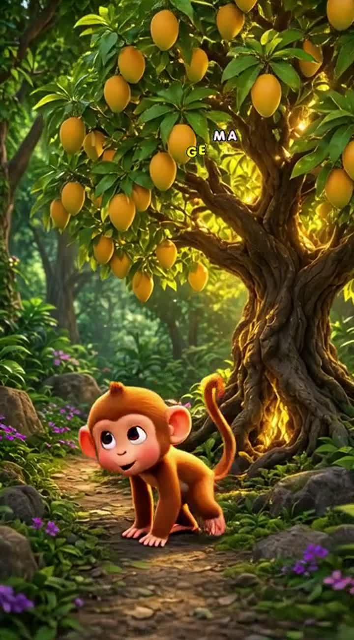 Vertical 9:16 animated 3D cartoon short film in Hindi titled… — AI cartoon