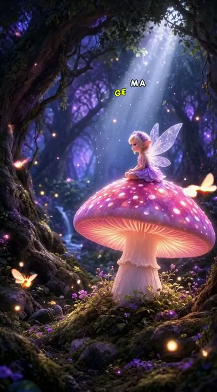 A magical and enchanting fairytale-style 3D digital illustration… — AI cartoon