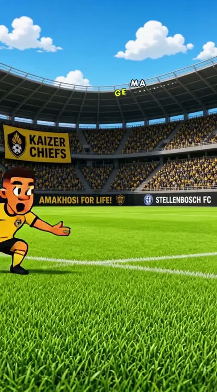 Short, funny cartoon with two football players… — AI cartoon