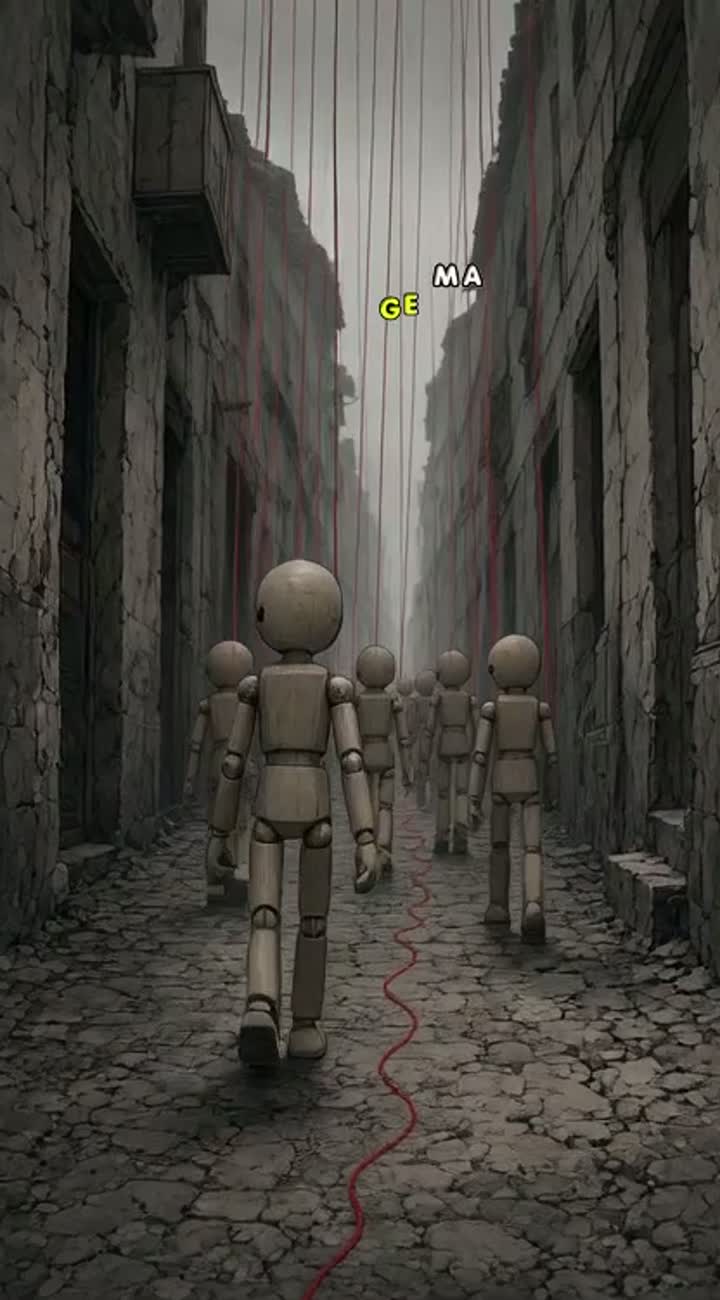 Short, continuous animated cartoon clip with smooth animation… — AI cartoon