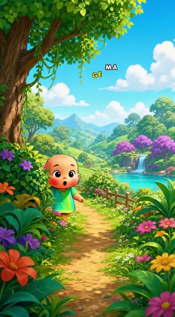 Génère une vidéo courte de dessin animé mettant en scène un petit… — AI cartoon