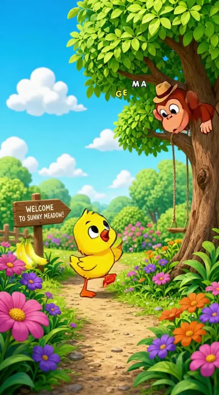 Target age: 2-6 years — AI cartoon
