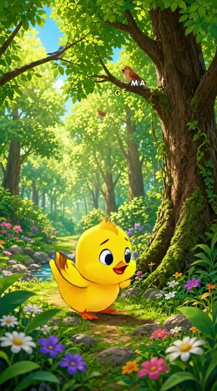 Scene 1 - A Little Bird Alone () — AI cartoon