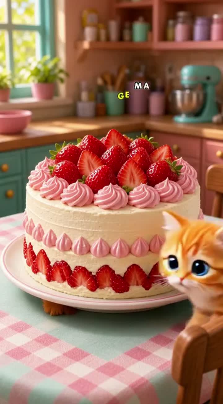 Funny, colorful 3D animated cartoon for children — AI cartoon
