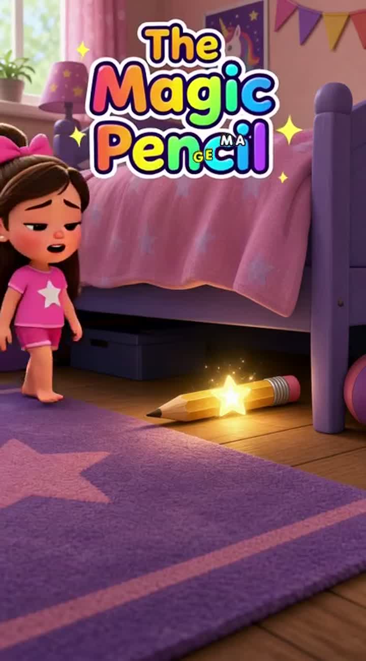 The Magic Pencil — AI cartoon