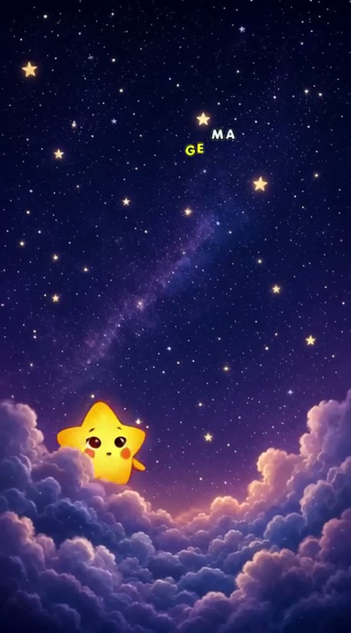 THE LITTLE STAR WHO WAS AFRAID TO SHINE — AI cartoon