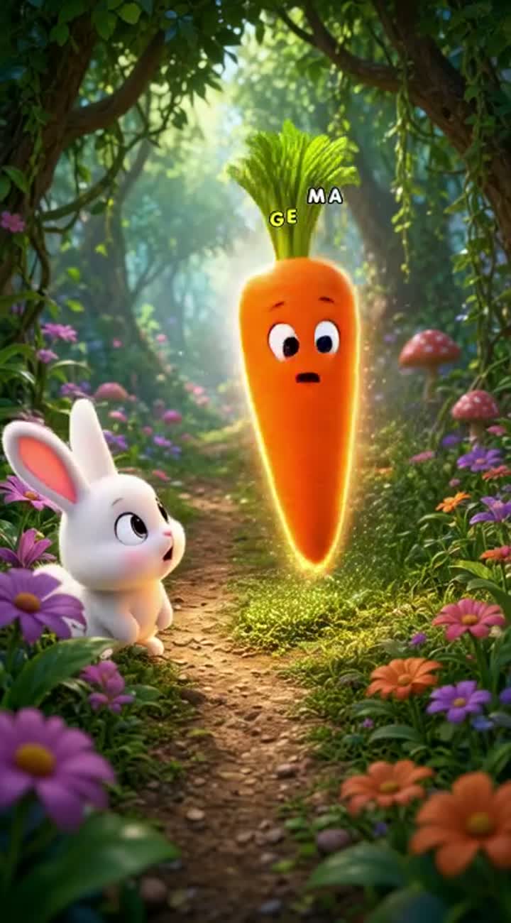 The Magic Carrot That Made Everyone Dance! — AI cartoon