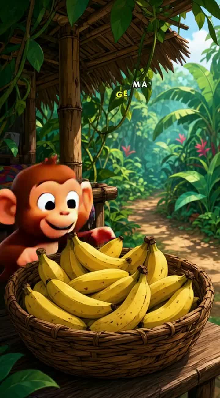 The Banana Prank — AI cartoon