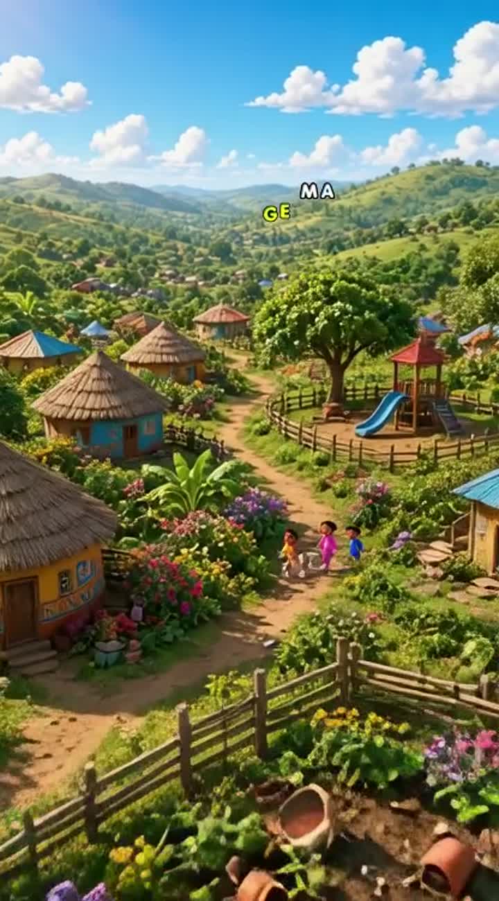 High-quality 4K UHD 3D animated children's cartoon titled "The… — AI cartoon