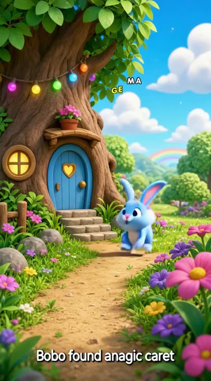 Colorful 3D cartoon for kids — AI cartoon
