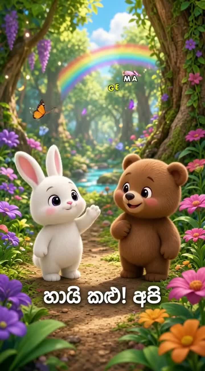 Cute 3D cartoon video for children — AI cartoon
