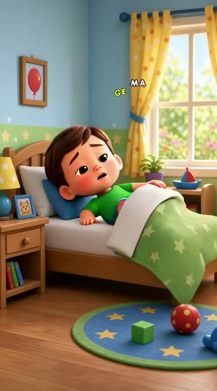 Complete colorful 3D animated cartoon for preschool children… — AI cartoon