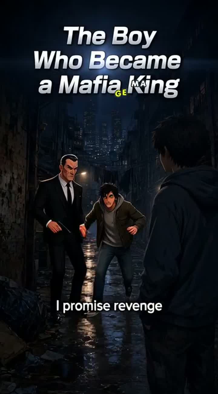 The Boy Who Became a Mafia King — AI cartoon