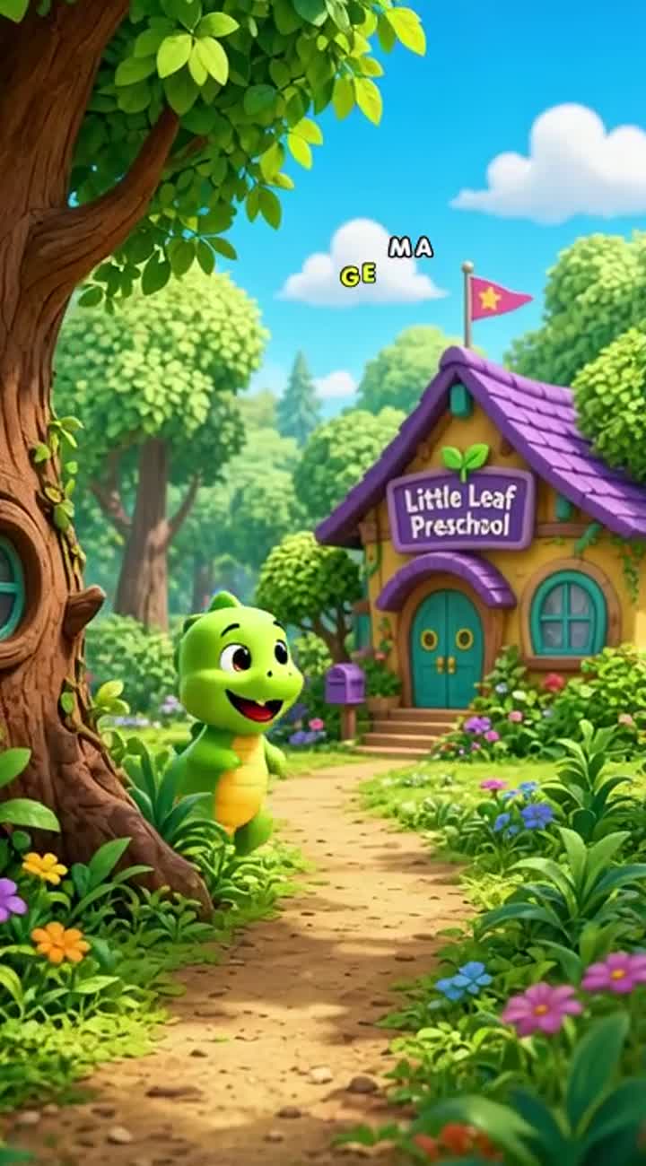 Animated cartoon video for children ages 2-5 — AI cartoon