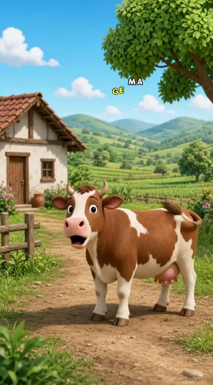 Short educational animated video about the concept of "sustainable… — AI cartoon