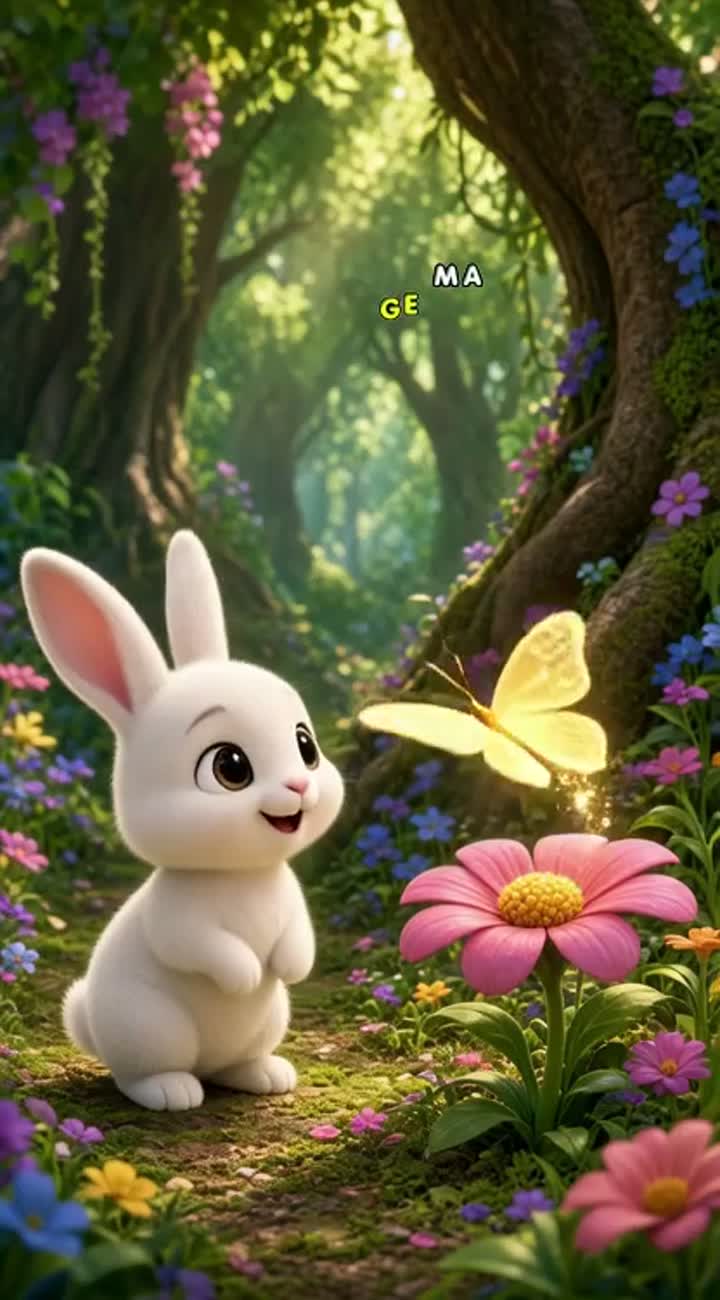 Complete cute 3D animated kids cartoon story for a YouTube Shorts… — AI cartoon