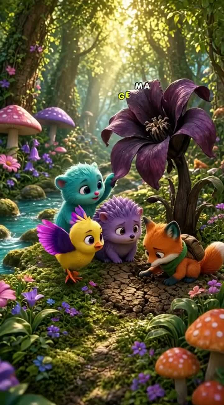 High-quality original 3D animated children's cartoon… — AI cartoon