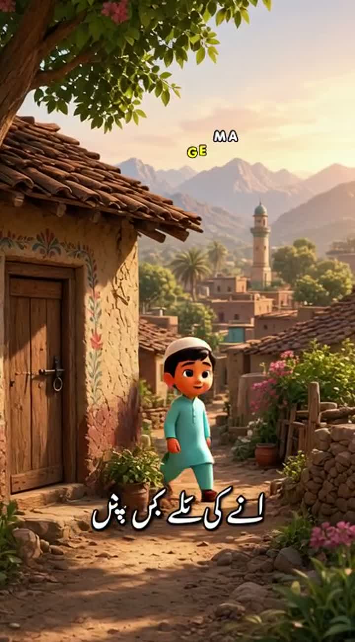 3D animated cartoon short video based on this story — AI cartoon