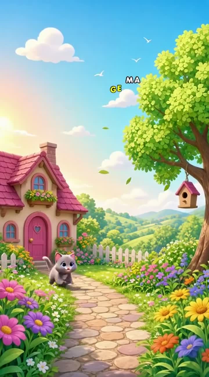 Scene 1 - Morning — AI cartoon
