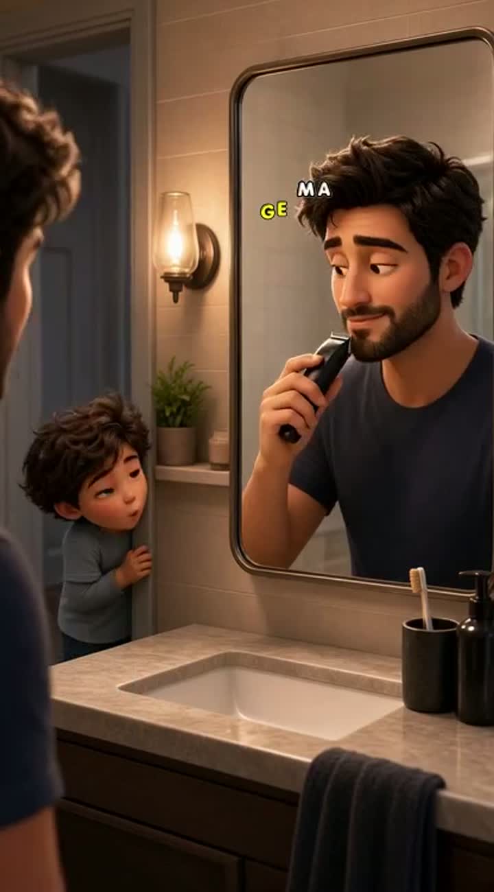 A vibrant, heartwarming, high-quality cinematic 3D animated… — AI cartoon