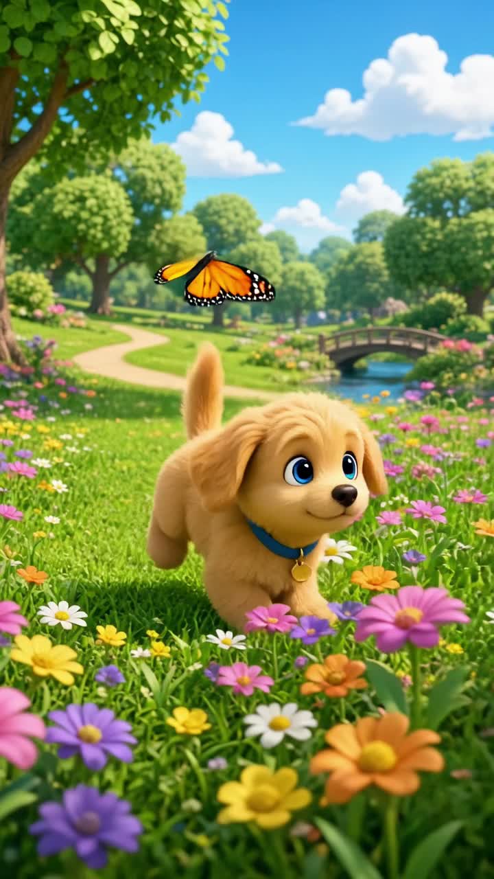 Approximately three-minute high-quality 3D animated children's… — AI cartoon