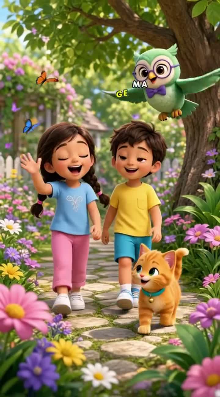 Cute characters, and expressive faces — AI cartoon