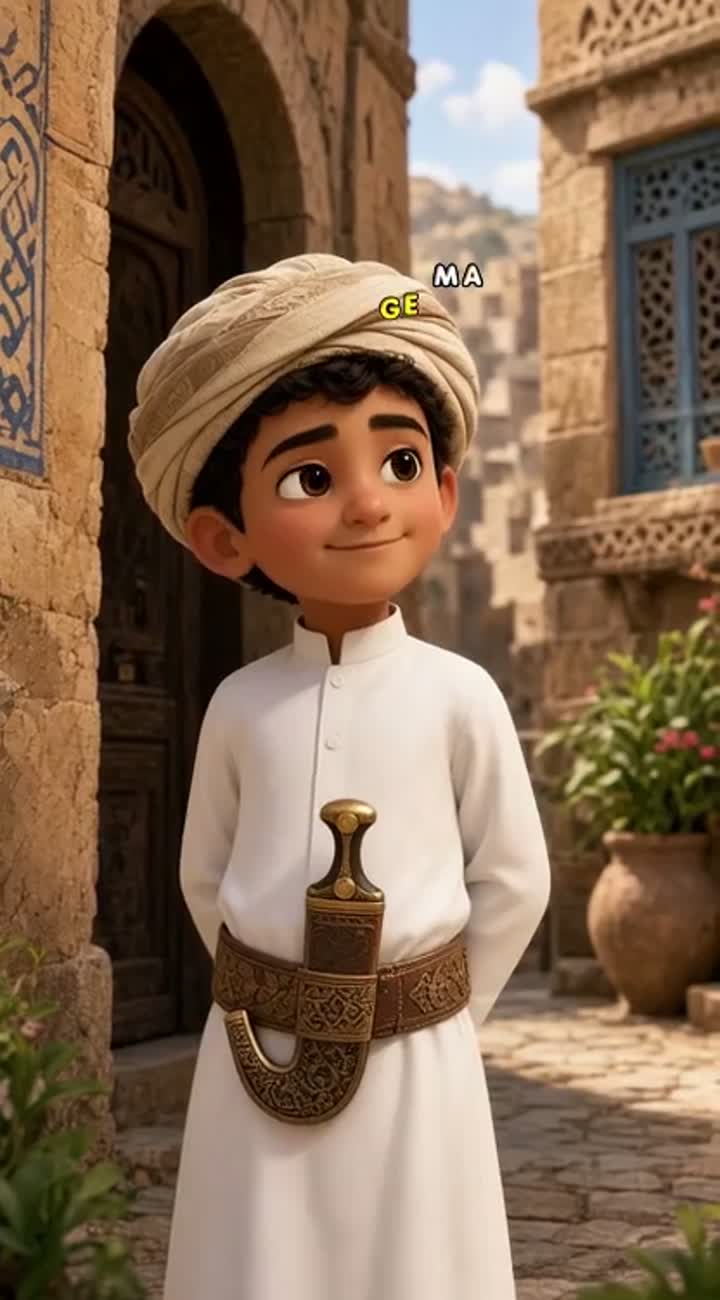 Animation, and the warm, polished aesthetic of a family animated film — AI cartoon
