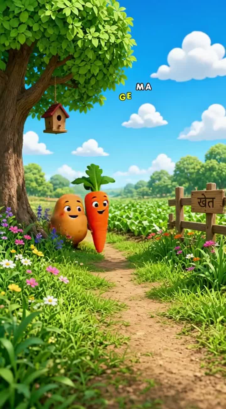 And a fun, child-friendly 3D cartoon style — AI cartoon