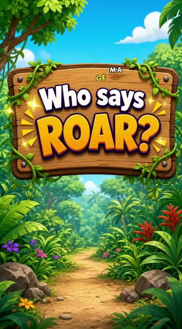 Guess the Animal! — AI cartoon