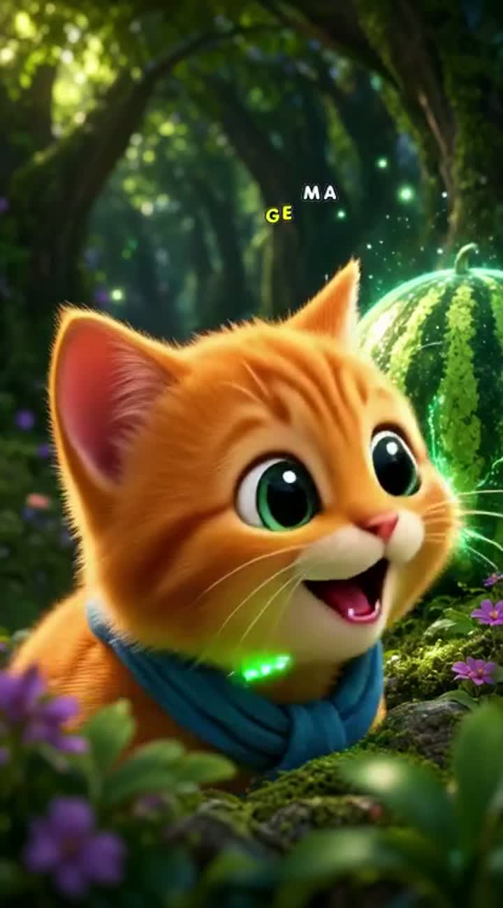 Funny, magical, high-quality 3D cartoon animation — AI cartoon