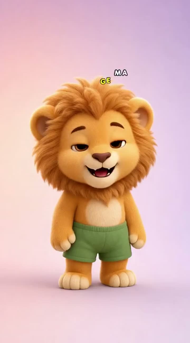 Original, adorable 3D preschool cartoon character named Chinni… — AI cartoon