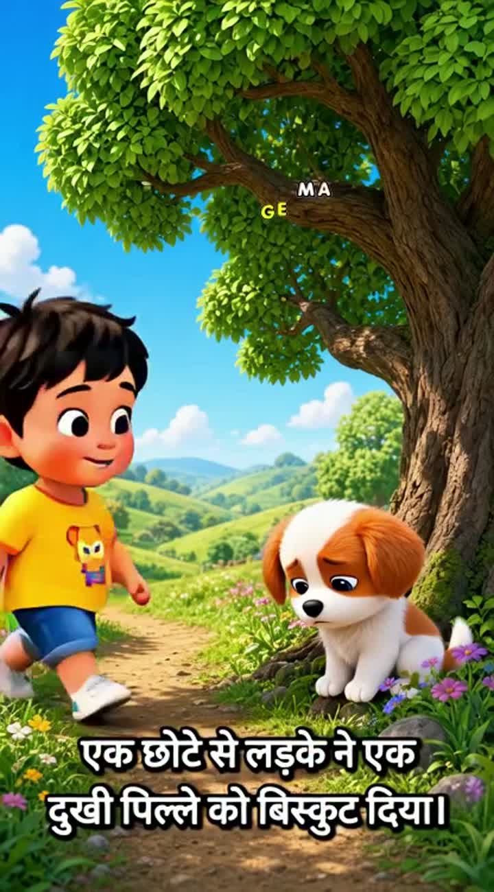 Viral-style 3D cartoon video for children — AI cartoon