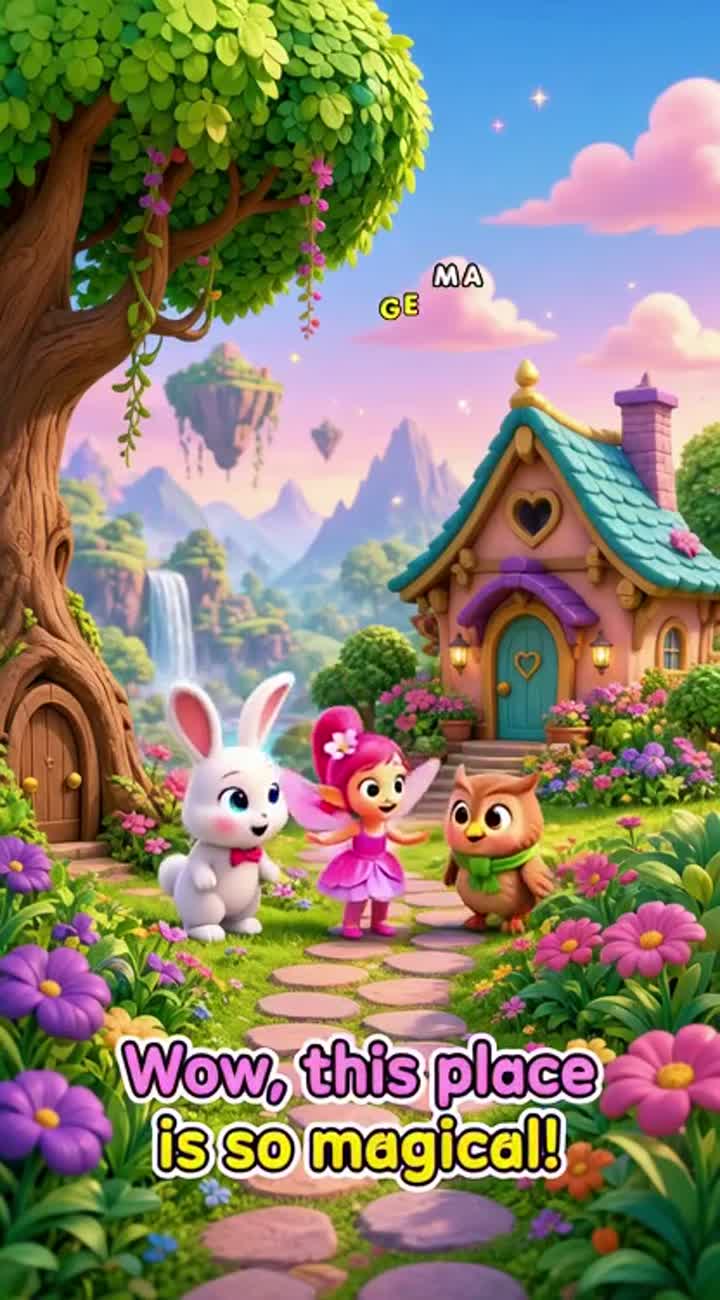 Colorful 3D kids cartoon video using my exact script — AI cartoon