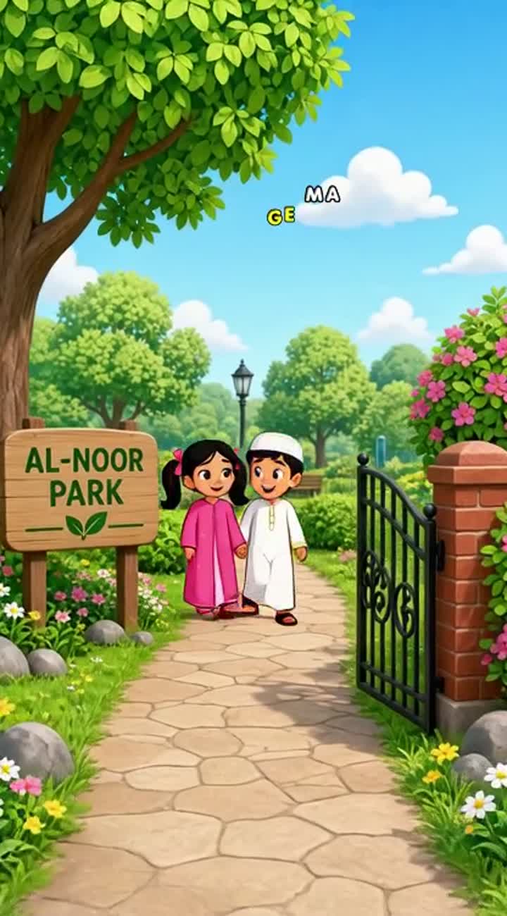 A Sunny Morning — AI cartoon