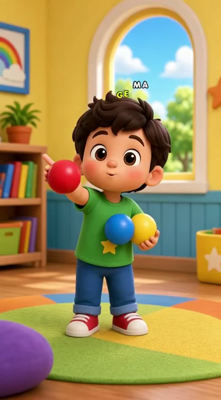 Colorful 3D children's cartoon — AI cartoon