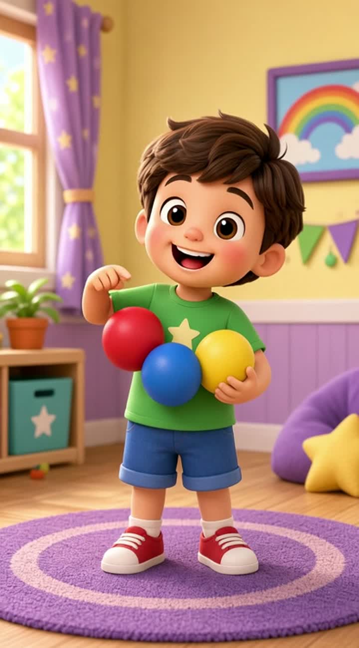Colorful 3D children's cartoon — AI cartoon