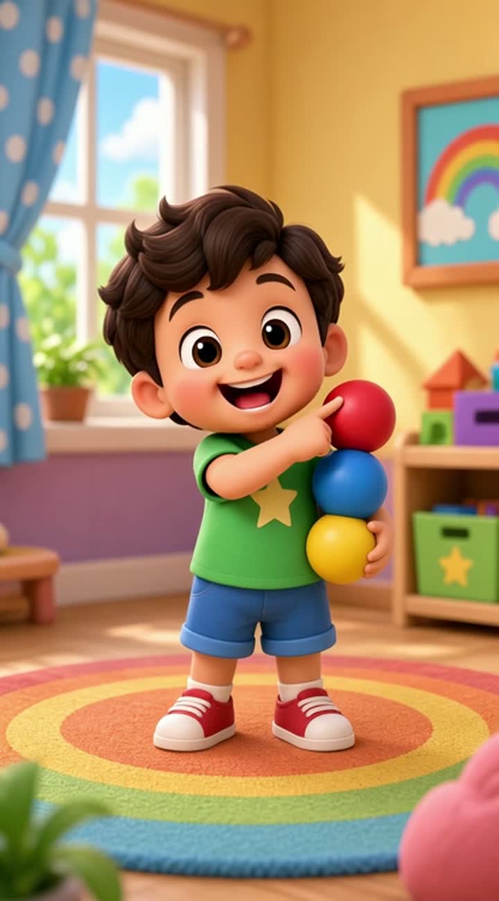 Colorful 3D children's cartoon — AI cartoon