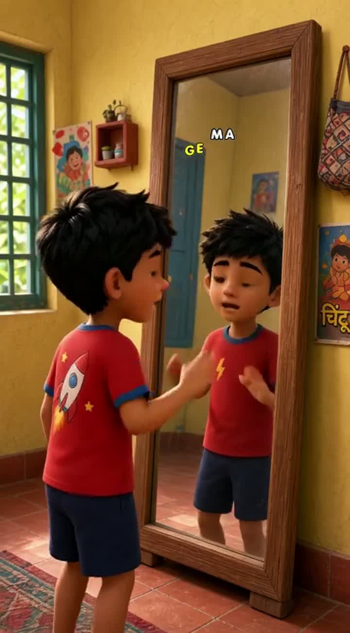 AI Cartoon Video Prompt - The Runaway Shadow — AI cartoon