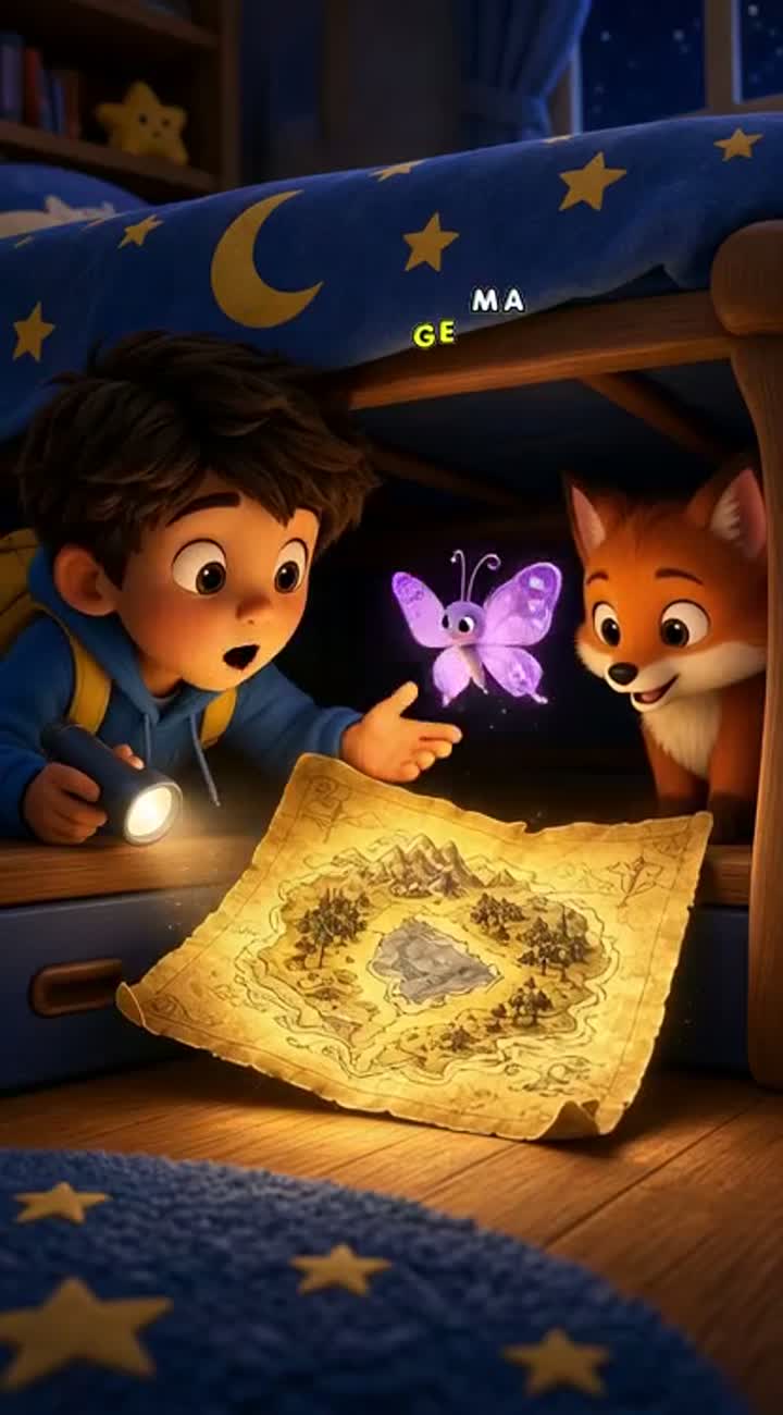 Beautiful, high-quality 3D animated cartoon series for children… — AI cartoon