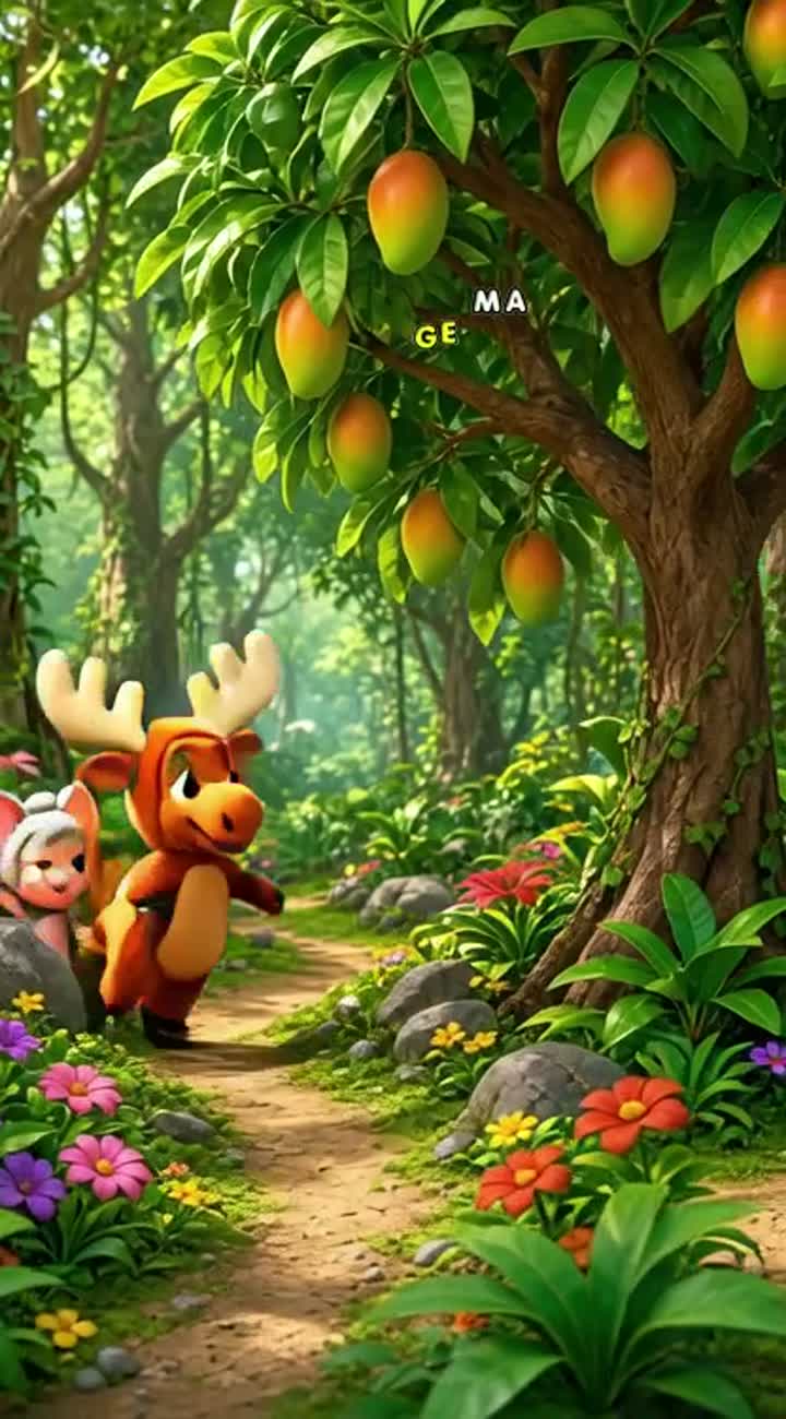 Cute, colourful 3D animated children's story video titled "Milo… — AI cartoon