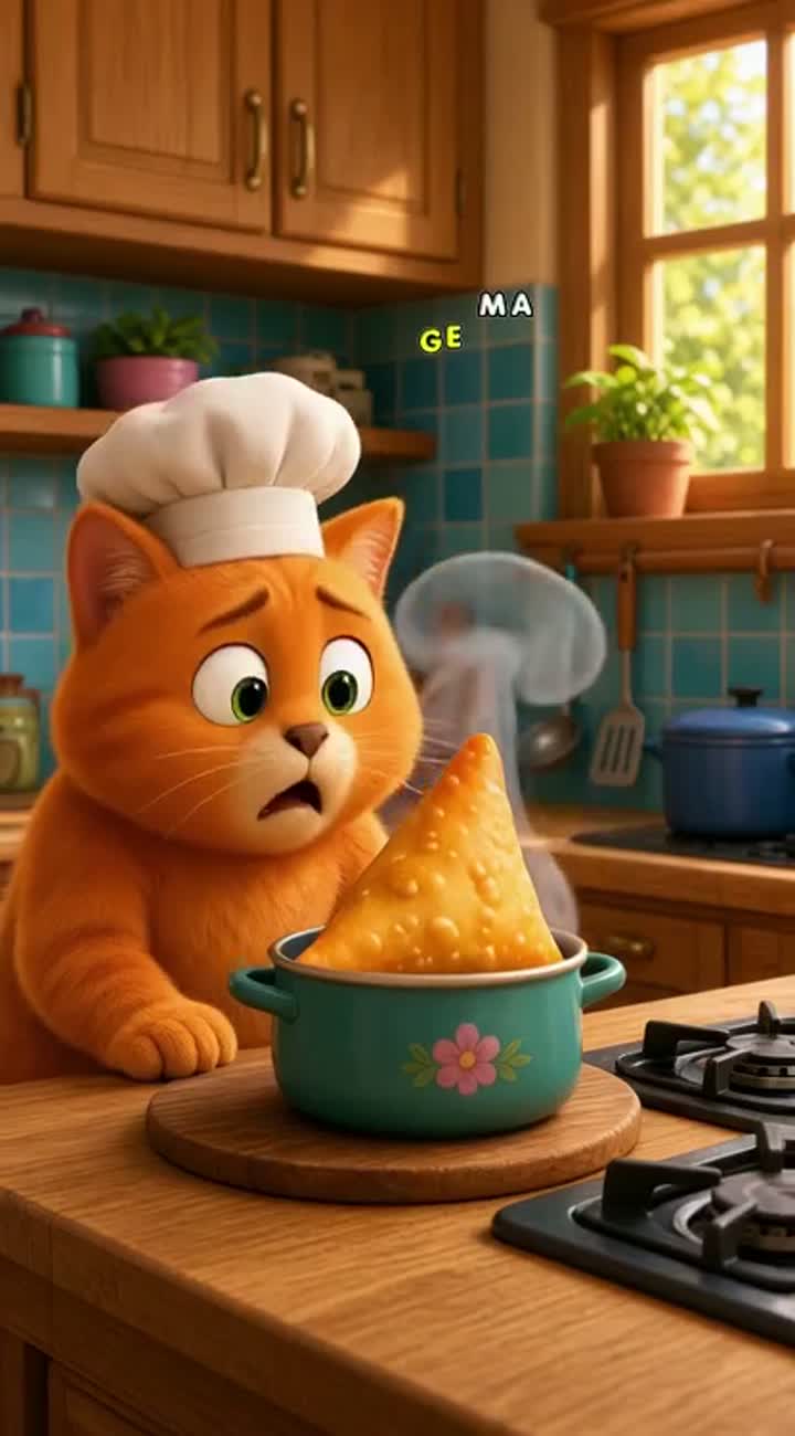 Vertical 9:16 high-quality 3D cartoon comedy for kids — AI cartoon