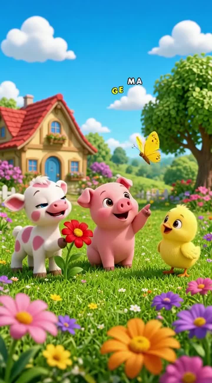 Crea un episodio de dibujos animados infantiles en 3D… — AI cartoon