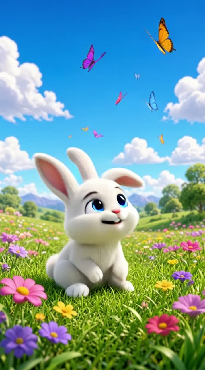 Cria um vídeo infantil de em animação cartoon 3D… — AI cartoon