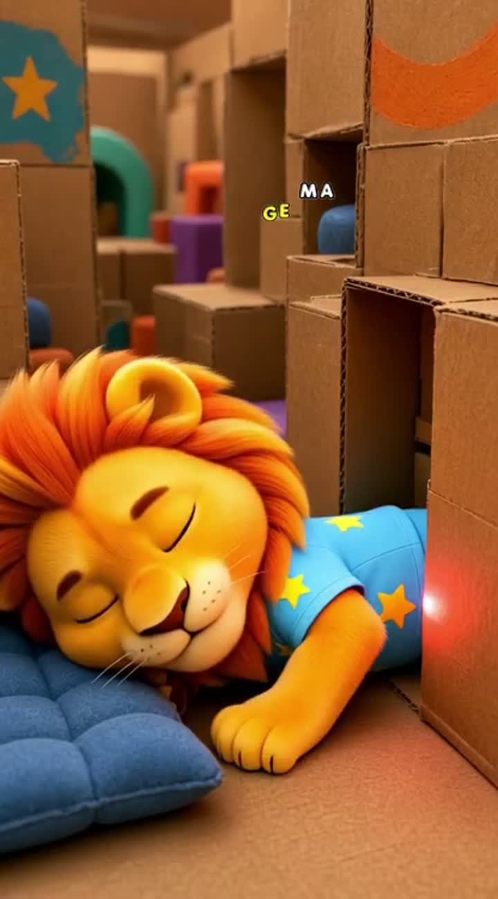 Vibrant original 3D preschool animation with bright colors… — AI cartoon